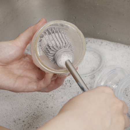 Immagine di Haakaa® Set di spazzole per la pulizia in silicone Suva Grey