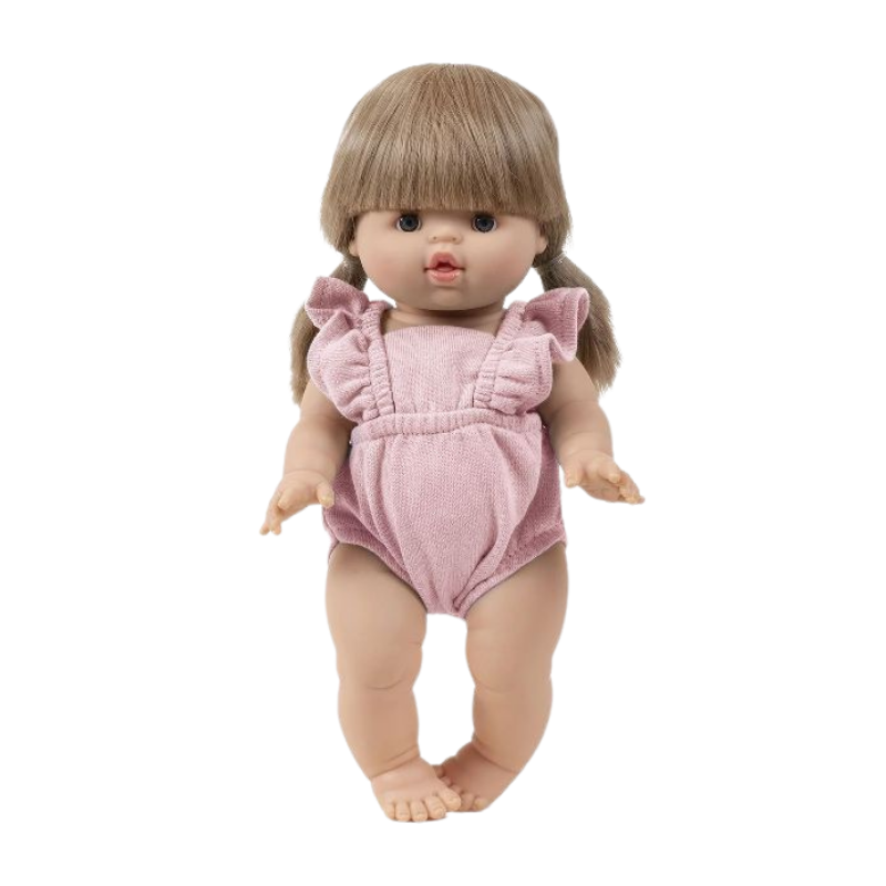 Immagine di Minikane® Vestito per le bambole Lou Retro Molleton nade Pétale 34cm