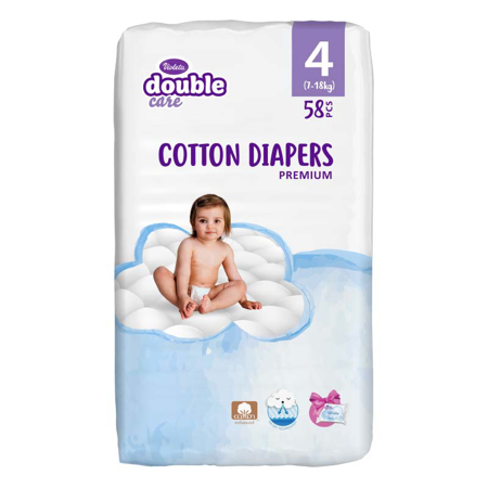 Immagine di Violeta® Pannolini Cotton Touch 4 Maxi  (7-14 kg) 58 pezzi
