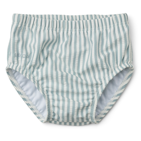 Immagine di Liewood® Costume da bagno bambini Anthony Stripe Sea Blue/White 68/74