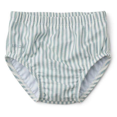 Liewood® Costume da bagno bambini Anthony Stripe Sea Blue/White 80/86
