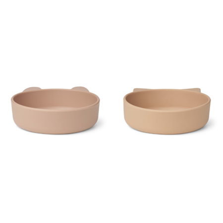 Liewood® Set di ciotole in silicone Vanessa Tuscany Rose/Pale Tuscany Mix