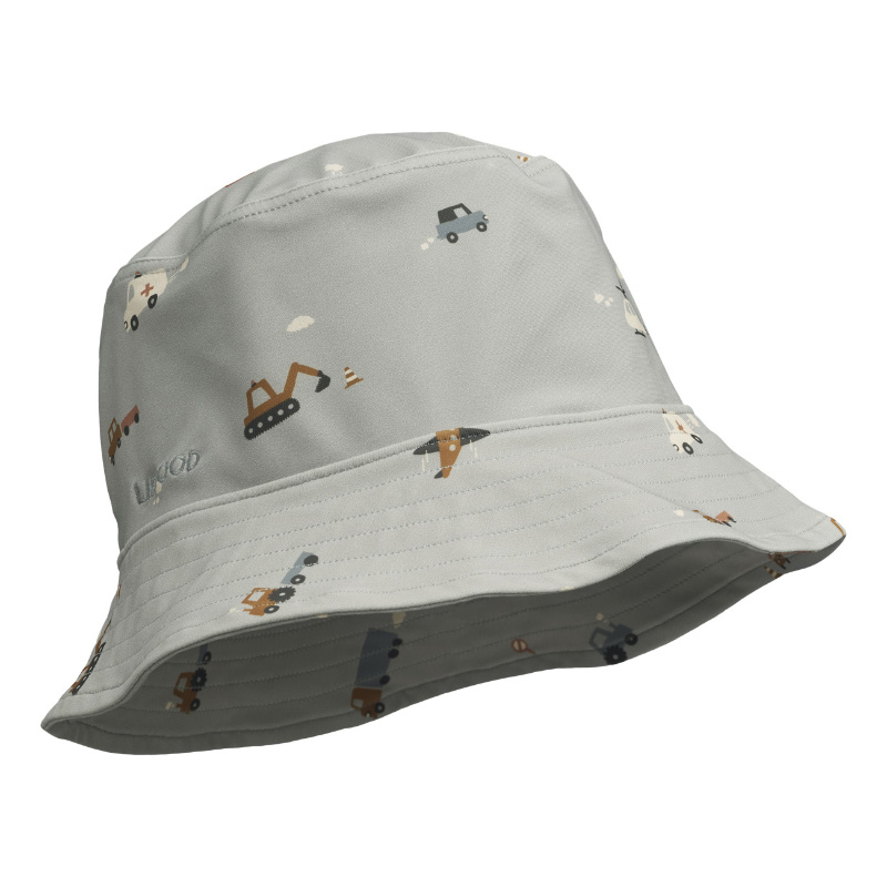 Immagine di Liewood® Cappello con protezione UV Matty Vehicles/Dove Blue Mix