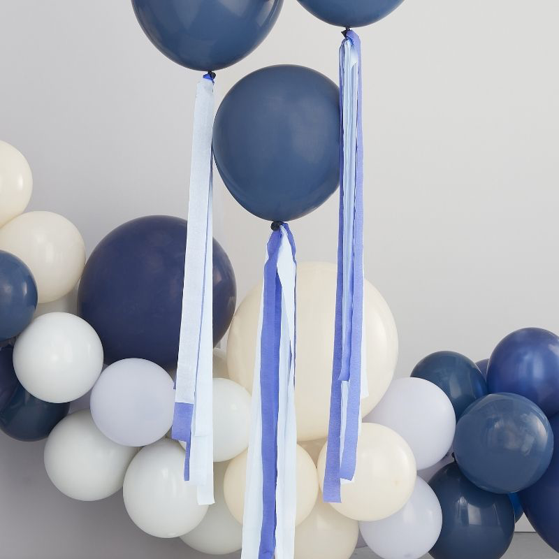 Immagine di Ginger Ray® Frange per palloncini Blue