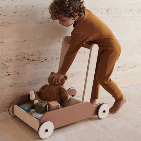 Immagine di Liewood® Carrello per i giocattoli e per camminareBonnie Tuscany Rose/Golden Caramel Mix