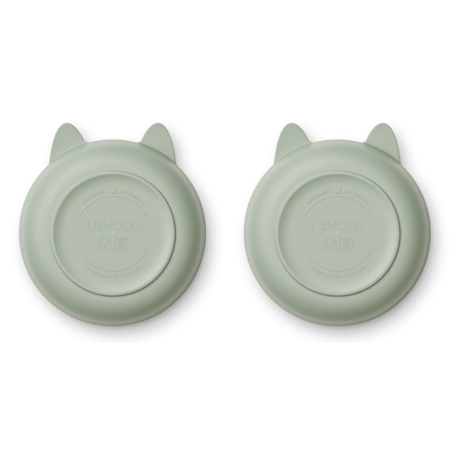 Immagine di Liewood® Set di 2 ciotole in plastica BIO Solina Rabbit Dusty Mint