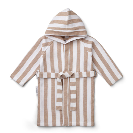 Liewood® Accappatoio Gray Stripe Pale Tuscany/White  1-2 anni