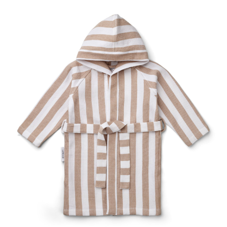 Liewood® Accappatoio Gray Stripe Pale Tuscany/White  5-6 anni