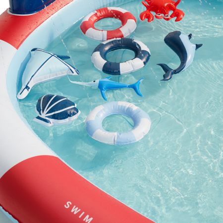 Immagine di Swim Essentials® Piscina Adventure Red White Whale