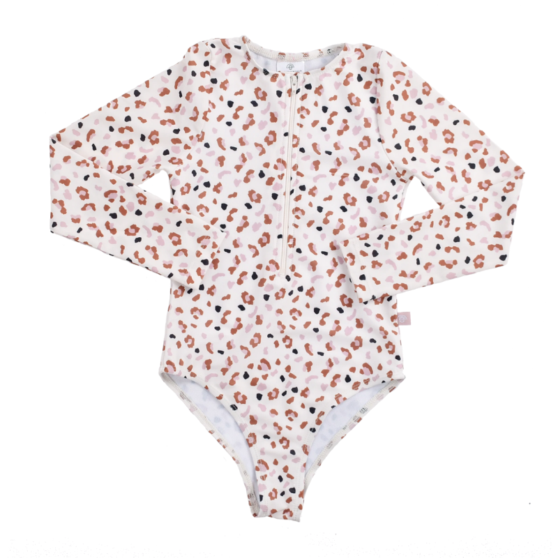 Immagine di Swim Essentials® Costume da bagno intero per bambini Kahki Leopard