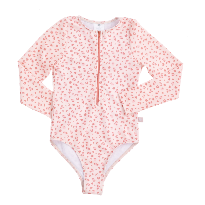 Immagine di Swim Essentials® Costume da bagno intero per bambini Old Pink Leopard