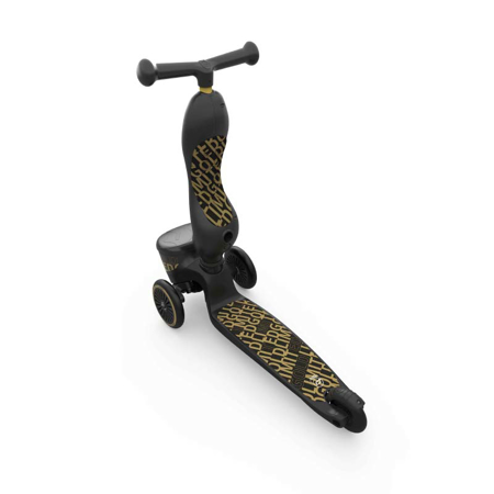 Immagine di Scoot & Ride® Bici senza pedali e monopattino 2 in 1 Highwaykick 1 Black&Gold Limited Edition
