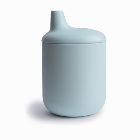 Immagine di Mushie® Tazza in silicone Sippy Cup Powder blue
