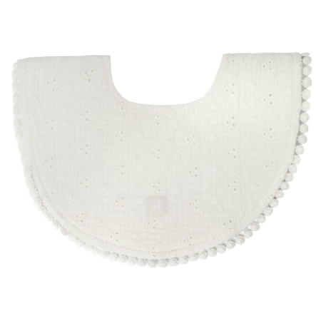 Jollein® Bavaglino di cotone Embroidery Ivory