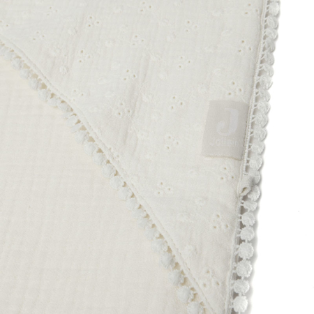 Immagine di Jollein® Asciugamano con cappuccio Embroidery Ivory 75x75