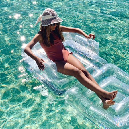 Immagine di SunnyLife® Materassino da spiaggia Lilo Glitter Chair