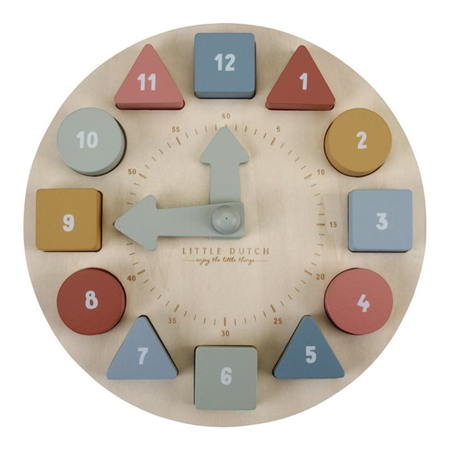 Immagine di Little Dutch® Gioco Orologio in legno Clock