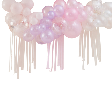 Ginger Ray® Arco di palloncini Pastel, Pearl & Ivory