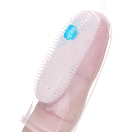 Haakaa® Set spazzolini da denti per dita in silicone