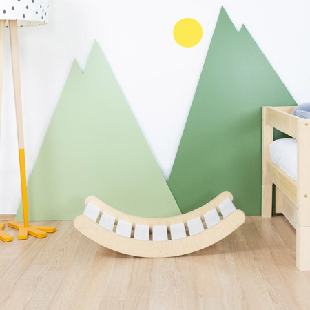 Immagine di Benlemi® Altalena per l'equilibrio Montessori ROKIT White