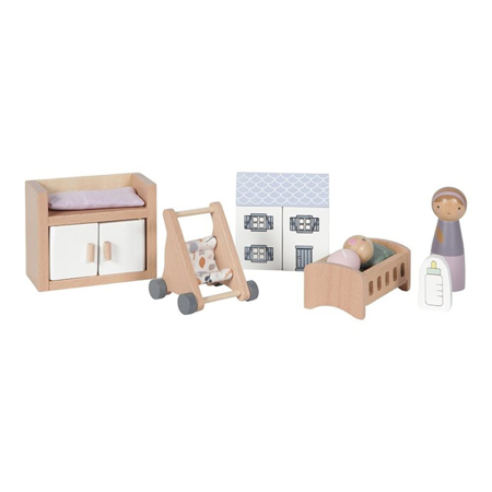 Immagine di Little Dutch® Set da gioco per casa delle bambole- asilo 