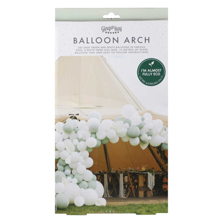 Ginger Ray®Arco di palloncini Luxe Sage & White