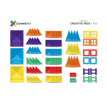 Immagine di Connetix® Tessere Magnetiche Creative Pack 100 pezzi