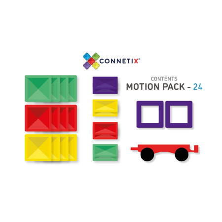 Immagine di Connetix® Tessere Magnetiche Motion Pack 24 pezzi