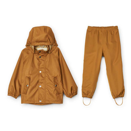 Immagine di Liewood® Giacca e pantaloni impermeabili Parker Golden Caramel