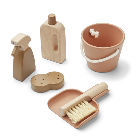 Immagine di Liewood® Set da gioco in legno per la pulizia Kimbie Tuscany Rose Multi Mix