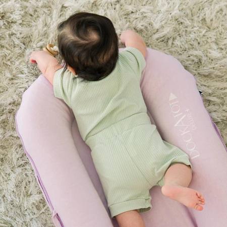 Immagine di DockAtot® Riduttore nido Deluxe+ Lovely Lilac Chambray (0-8m)