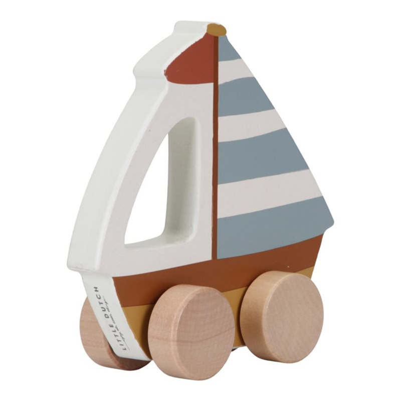 Immagine di Little Dutch® Barca in legno con ruote Sailors Bay
