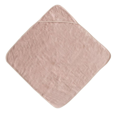 Mushie® Asciugamano con cappuccio Blush