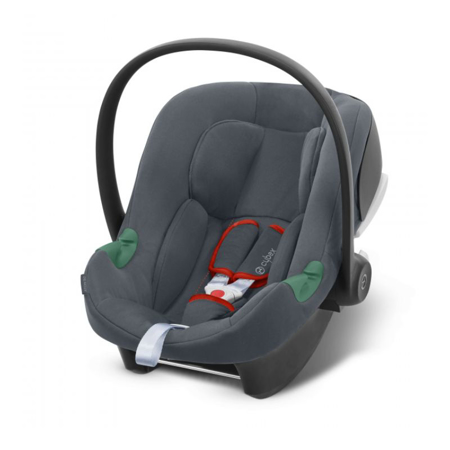 Immagine di Cybex® Seggiolino auto per bambini con base Aton B2 i-Size (0-13kg) Steel Grey/Dark Grey