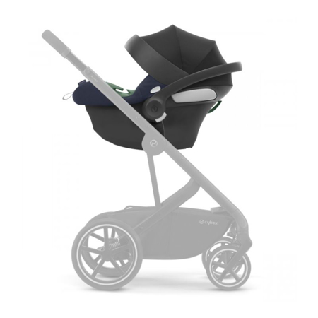 Immagine di Cybex® Seggiolino auto per bambini con base Aton B2 i-Size (0-13kg) Bay Blue/Dark Blue