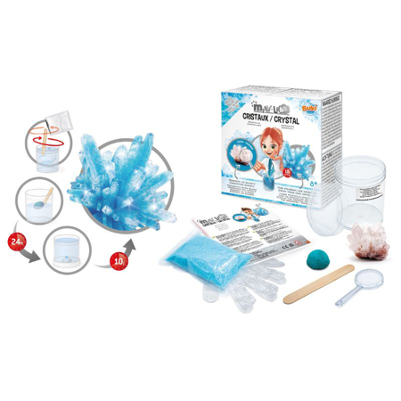 Buki® Set creativo Mini Lab Crystal