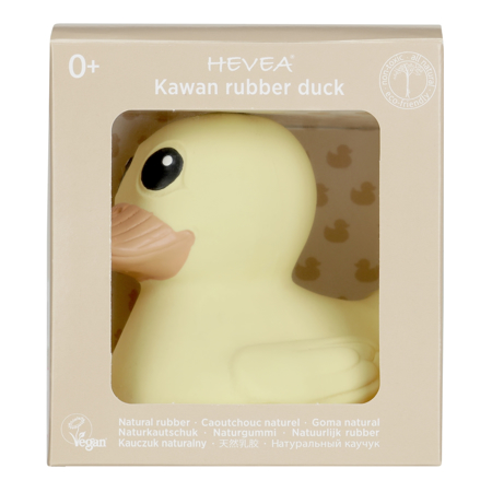 Hevea® Kawan mini papera giocattolo in gomma naturale 3in1 Yellow