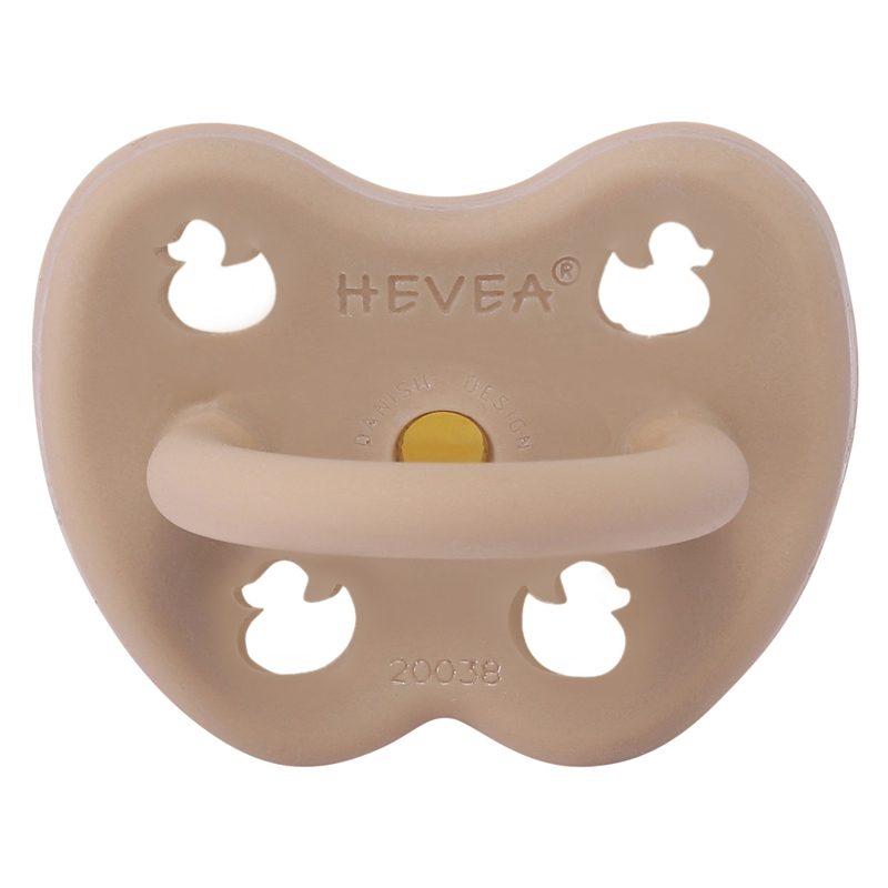 Immagine di Hevea® Ciuccio ortodontico in caucciù Colourful (3-36m) Tan Beige