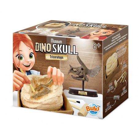 Immagine di Buki® Kit da scavare teschio di dinosauro museum Triceratops