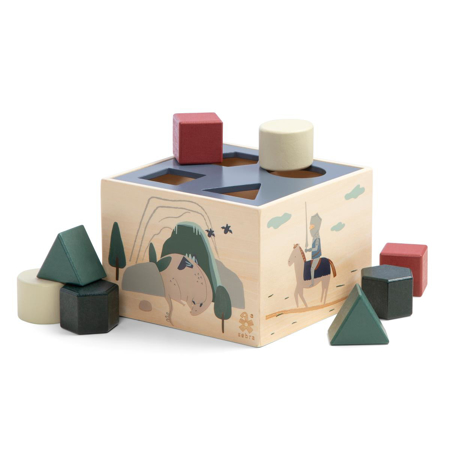 Immagine di Sebra® Cubo di legno con forme Dragon Tales