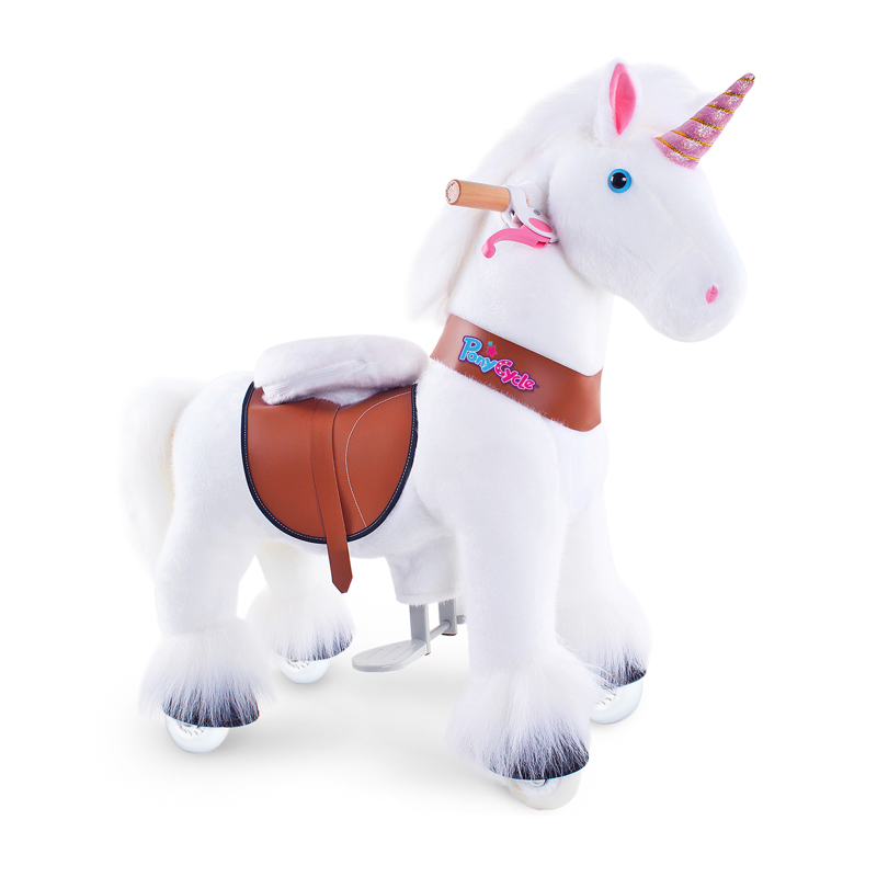 Immagine di PonyCycle® Cavallo con ruote - White Unicorn (3-5A)