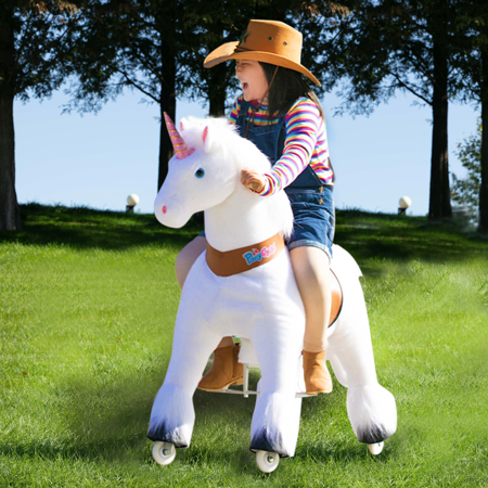 Immagine di PonyCycle® Cavallo con ruote - White Unicorn (7+A)