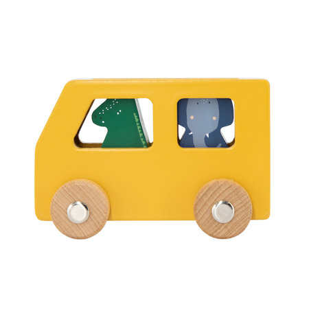 Trixie Baby® Set di 3 auto in legno Animali