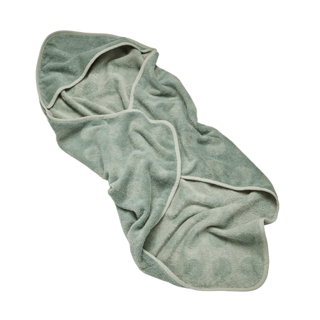 Leander® Asciugamano in cotone con cappuccio Sage Green 80x80