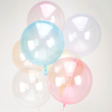 Immagine di Amscan® Palloncino tondo Crystal Clearz™ (30 cm) Petite Light Pink