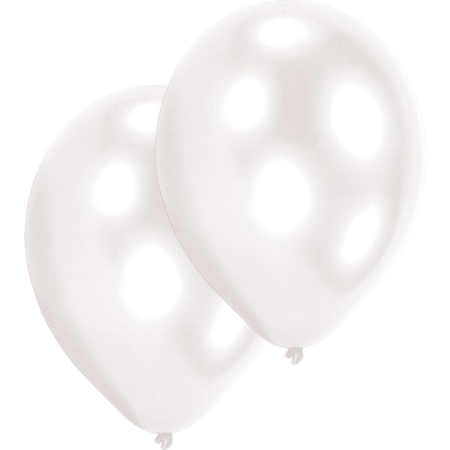 Immagine di Amscan® 10 palloncini in lattice  27,5 cm White