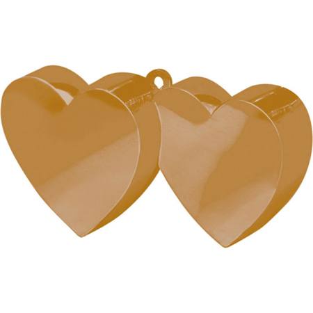 Amscan® Peso per palloncini Heart 170g Gold