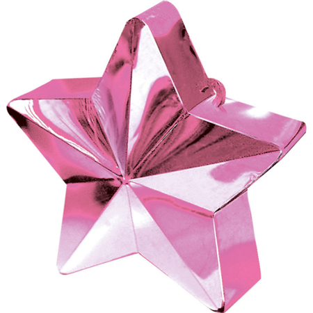 Immagine di Amscan® Peso per palloncini Star 150g  Pink