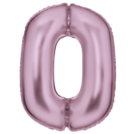 Amscan® Palloncino  numero 0 (86 cm) Silk Lustre Pastel Pink