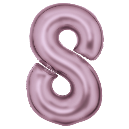 Immagine di Amscan® Palloncino numero 8 (86 cm) Silk Lustre Pastel Pink